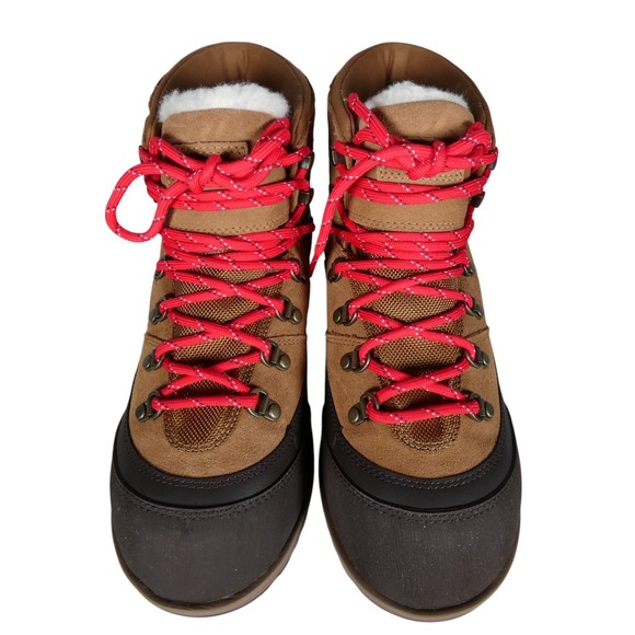 UGG 1158221 Women's Brecken Lace Up Waterproof Boot Size 8 Shearling Vibram - Picture 1 of 8